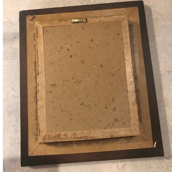 Vintage African Wood Carved Zebra Head in shadowbox frame Tribal Art 9 x 10.75” - Picture 6 of 8